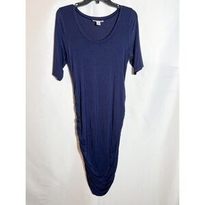 Motherhood Maternity Navy Blue Maxi Dress